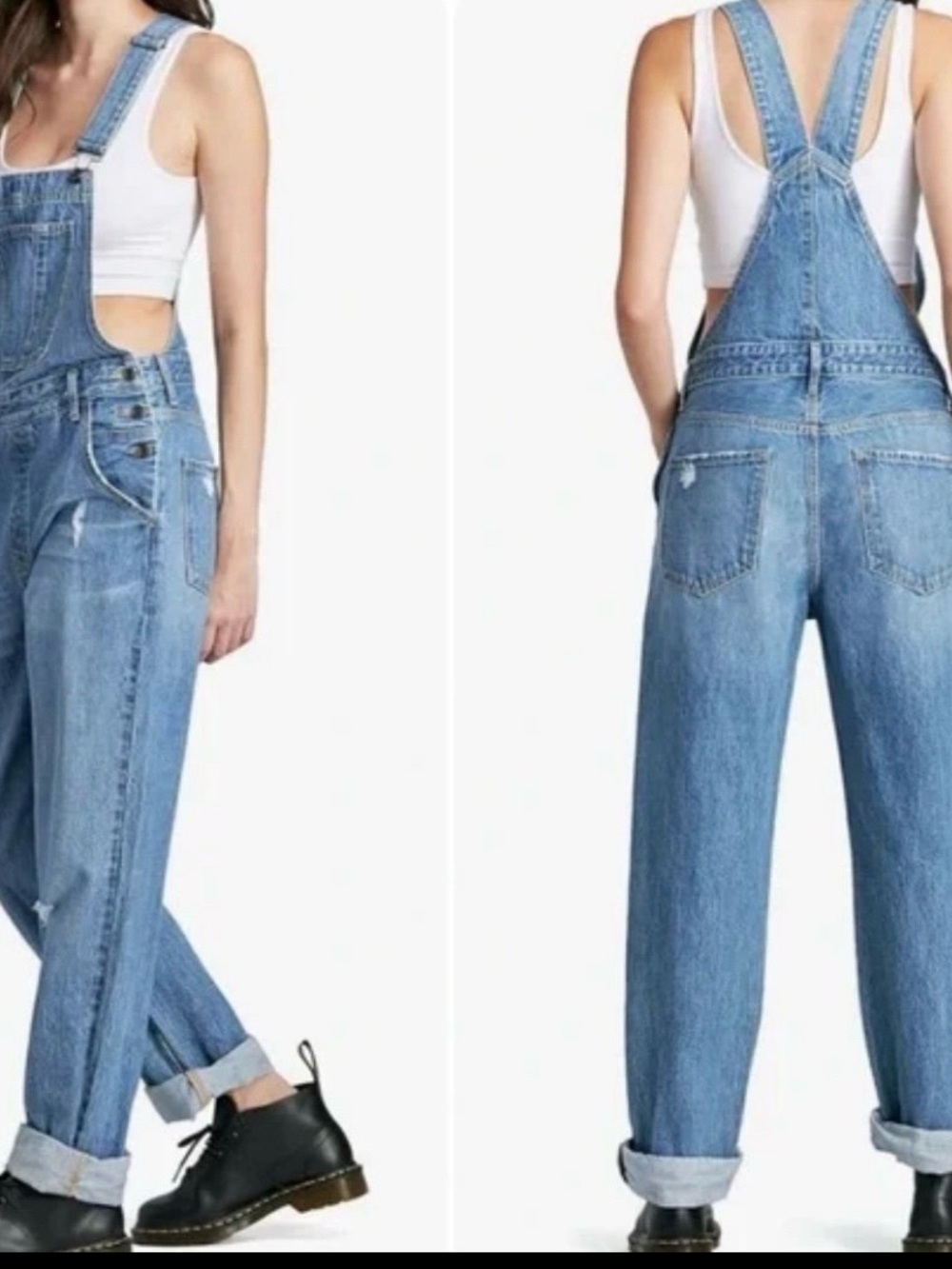 Cello Medium Wash Denim Overalls - Picture 6 of 6